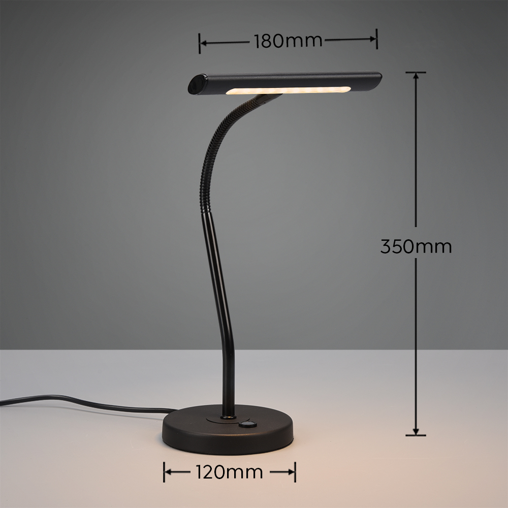 TRIO  Tafellamp  Curtis    & incl.1x4W LED/400Lm/3000K