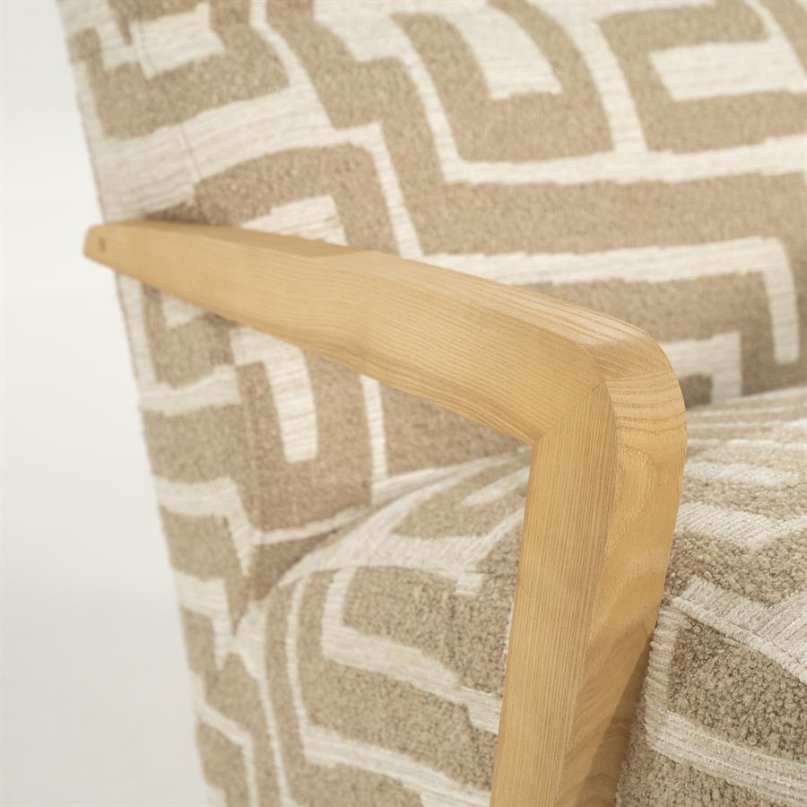 Eleonora fauteuil Olek - taupe Libre