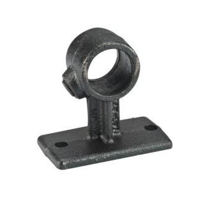 Maclean koppelstuk zwart 28 mm. wandbevestiging