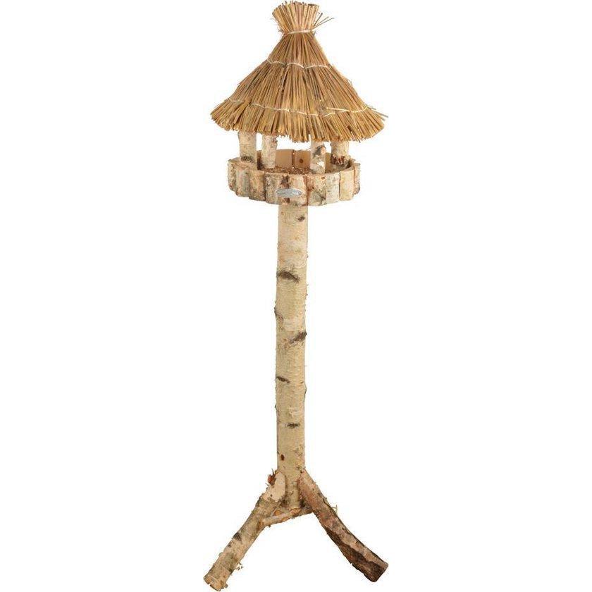 Esschert Design Voedertafel rond op paal berken